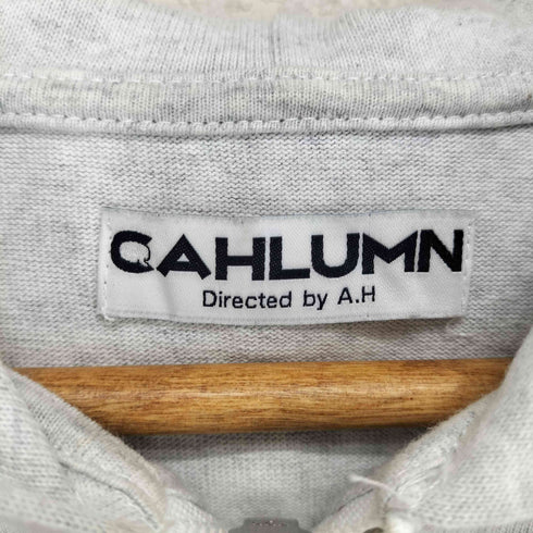 カウラム CAHLUMN ロゴ刺繍ハーフジップパーカー メンズ JPN:M