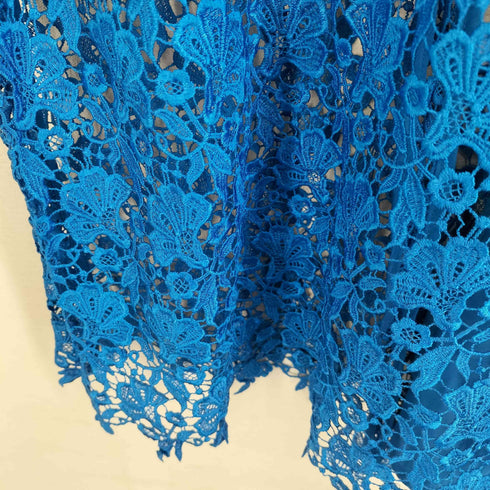 ルシェルブルー LE CIEL BLEU レース花柄 ワンピース レディース 40