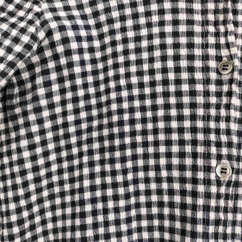 ツモリチサト TSUMORI CHISATO 18ss ギンガムチェック シワ加工 シャツワンピース レディース 2