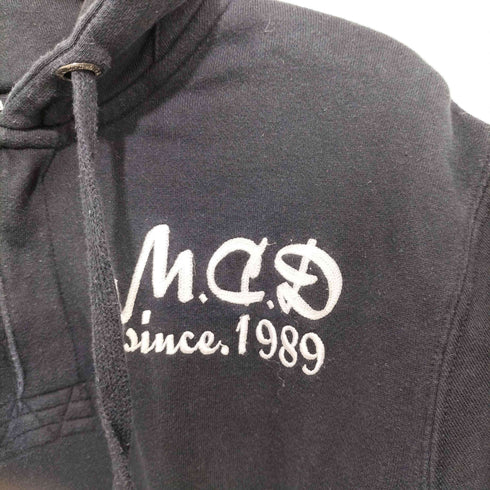 エムシーディー MCD ロゴ刺繍 ヘンリーネックパーカー メンズ JPN:L