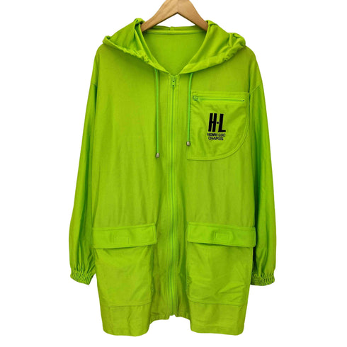アンリリュシャピュイ Henri-Luc Chapuis ナイロン ポリ ストレッチ ジップアップ パーカー Y2K レディース JPN:9号