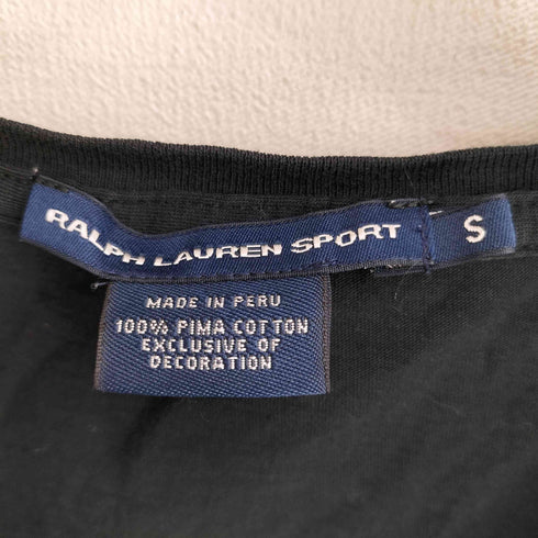 ラルフローレンスポーツ RALPH LAUREN SPORT ポニー刺繍 Vネック 半袖 Tシャツ レディース import:S