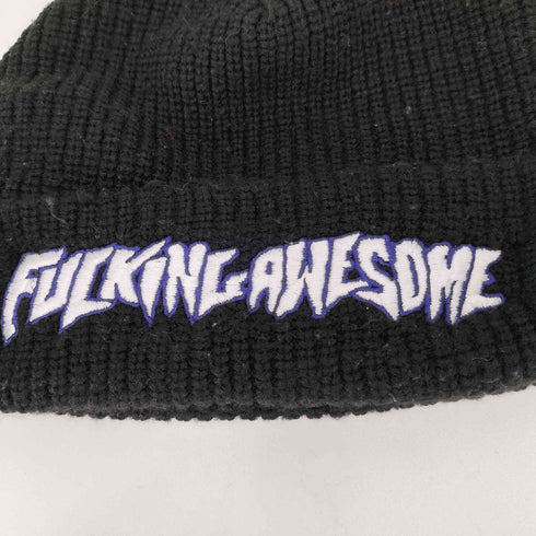 ファッキンオーサム FUCKING AWESOME ロゴパッチ ニット帽 メンズ