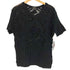 ヨシユキコニシ YOSHIYUKI KONISHI 花柄 レース S/S Vネック コットン ニット レディース