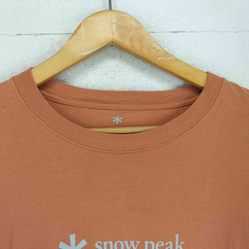 スノーピーク Snow Peak Soft Cotton Logo Long Sleeve T-Shirt メンズ JPN:L