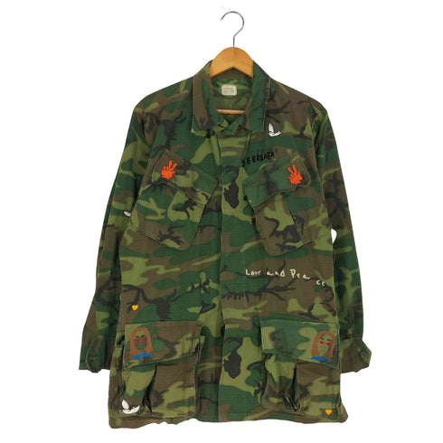 J-B-J LOVE&PEACE NEW YORK CITY ジャングルファティーグジャケット メンズ SMALL-REGULAR