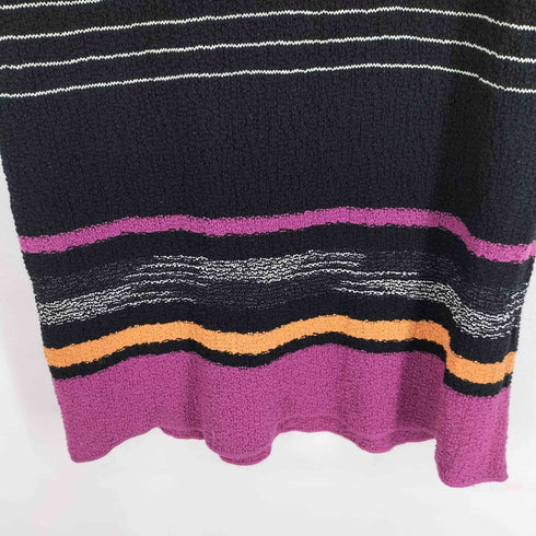 ミッソーニ MISSONI イタリア製 襟付 ボーダーチュニック レディース USA 10