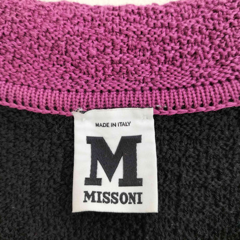 ミッソーニ MISSONI イタリア製 襟付 ボーダーチュニック レディース USA 10