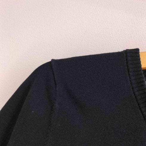 バーバリーブルーレーベル BURBERRY BLUE LABEL ワンポイント刺繍 コットン ノバチェック 七分丈 カーディガン レディース JPN:38