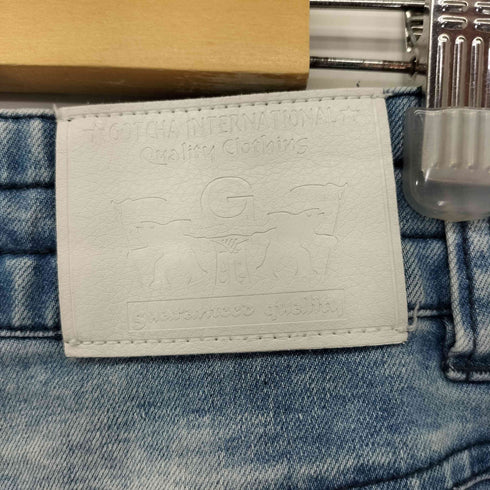 ガッチャ GOTCHA ロゴ刺繍 ダメージデニム メンズ JPN:M