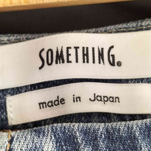 サムシング SOMETHING テーパードストレートデニムパンツ レディース 27inch