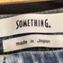 サムシング SOMETHING テーパードストレートデニムパンツ レディース 27inch