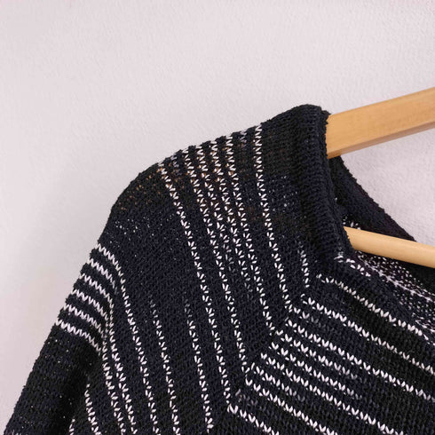ミッソーニ MISSONI イタリア製 総柄 マキシ丈 サマーニットワンピース レディース