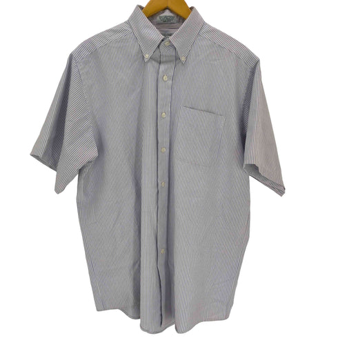エルエルビーン L.L.Bean ホンジュラス製 ボタンダウン ストライプS/Sシャツ メンズ 16-35