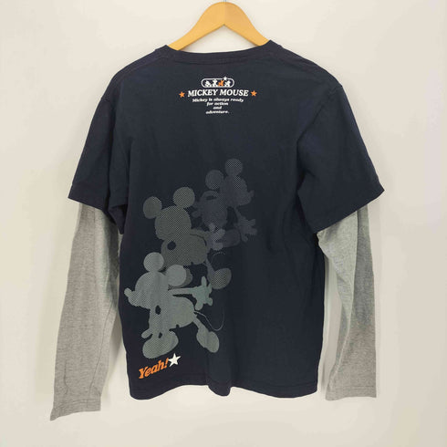 Y2K フェイクレイヤード USキャラクター L/S Tシャツ 長袖 メンズ