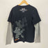 Y2K フェイクレイヤード USキャラクター L/S Tシャツ 長袖 メンズ