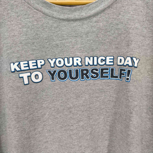 プリントクルーネックTシャツ メンズ