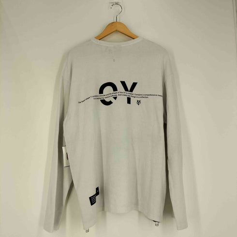 オーワイ OY ロゴ刺繍 サイドジップ ロングスリーブ Tシャツ メンズ