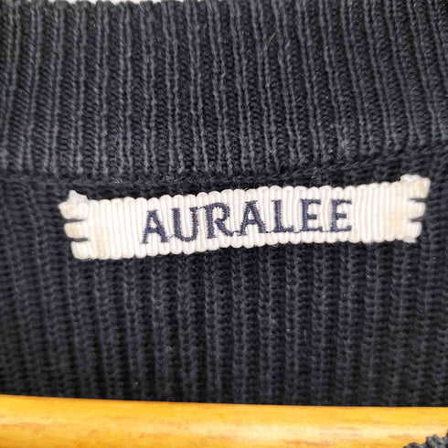 オーラリー AURALEE 21AW FLAT YARN RIB KNIT P/O メンズ JPN:4