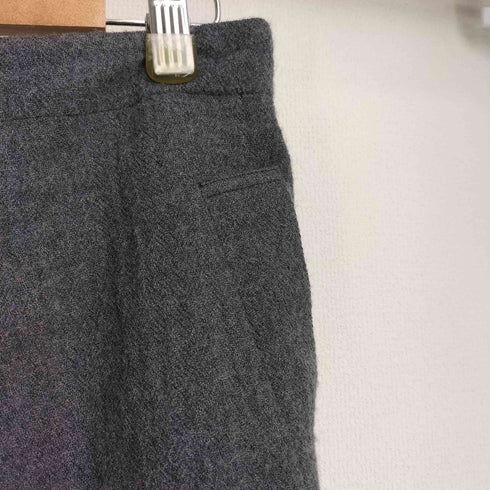 プランテーション Plantation 08aw 柄切替 シワ加工ラップスカート レディース M