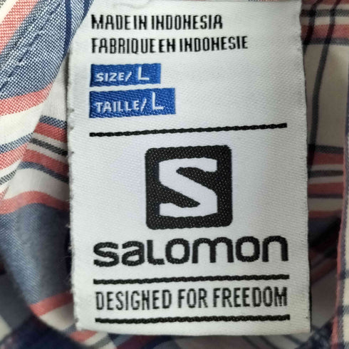 サロモン SALOMON チェック S/S シャツ メンズ JPN:L