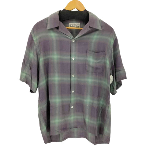 ワコマリア WACKO MARIA 22SS OMBRE CHECK OPEN COLLAR SHIRT S/S TYPE2 メンズ JPN:M