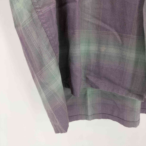 ワコマリア WACKO MARIA 22SS OMBRE CHECK OPEN COLLAR SHIRT S/S TYPE2 メンズ JPN:M
