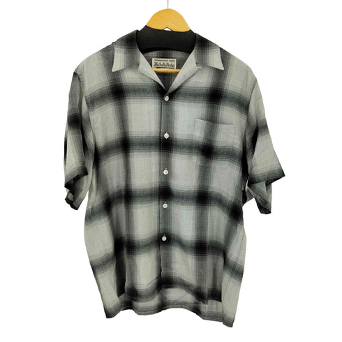 ワコマリア WACKO MARIA 23SS OMBRE CHECK OPEN COLLAR SHIRT S/S TYPE2 メンズ JPN:M