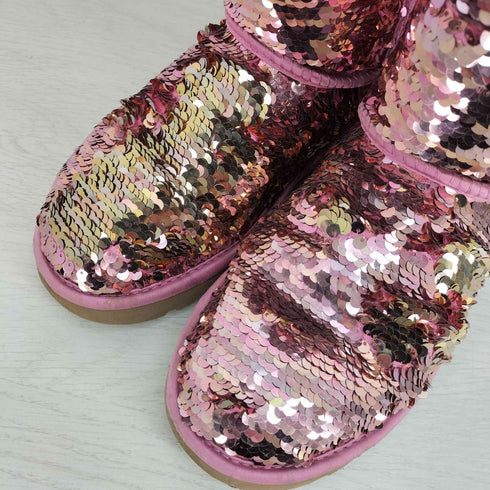 アグ UGG CLASSIC SHORT SEQUIN レディース JPN:24