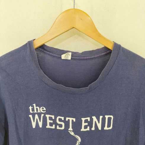 ヘインズ Hanes 70S USA製 フロントプリント ジャズTee メンズ import:XL