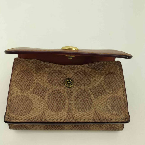 コーチ COACH ミニトライフォールド ウォレット レディース