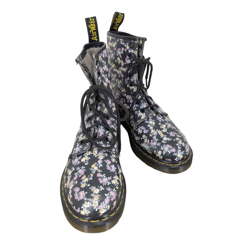 ドクターマーチン Dr.Martens 1460 フラワー総柄 8ホール ブーツ レディース 7