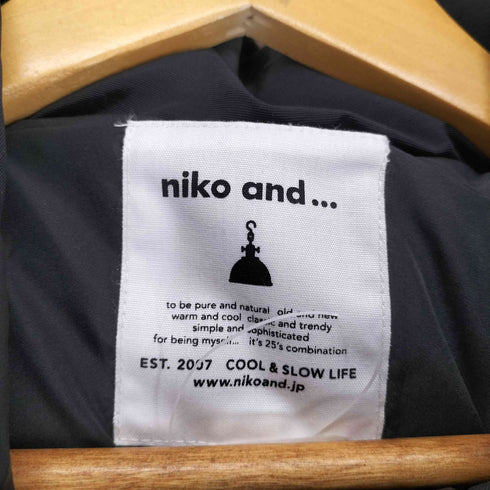 ニコアンド niko and... 中綿ジャケット レディース JPN:3