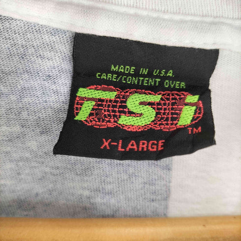 TSI 90S USA製 ストライプ L/S Tシャツ メンズ import:XL