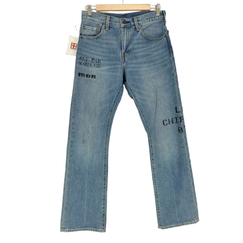 リーバイス Levis 別注 517 ステンシルデザイン ブーツカットデニムパンツ レディース W29 L30