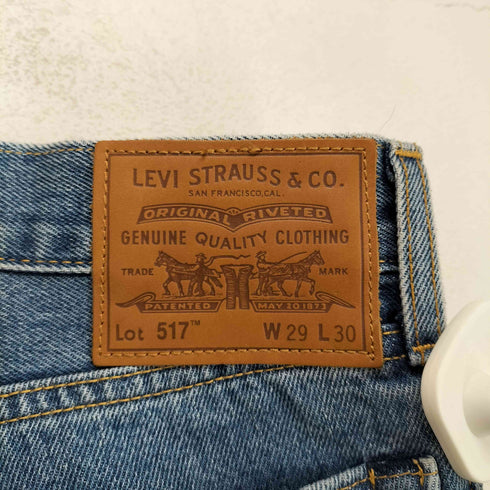 リーバイス Levis 別注 517 ステンシルデザイン ブーツカットデニムパンツ レディース W29 L30