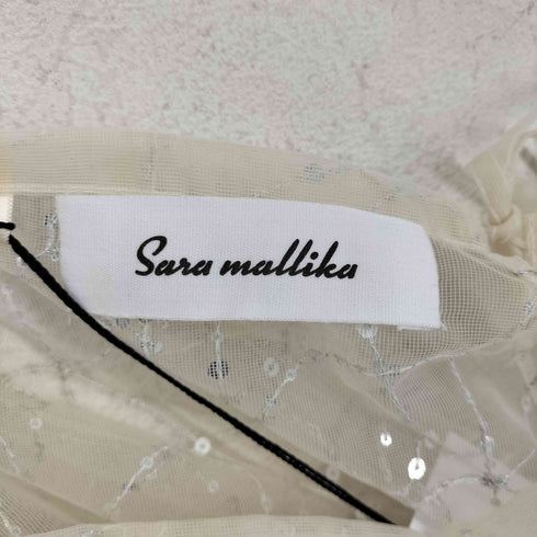 サラマリカ Sara Mallika スパンコール レース フリルスカート レディース