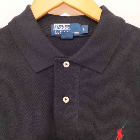 ポロバイラルフローレン Polo by RALPH LAUREN ポニー刺繍 L/Sポロシャツ メンズ import:L