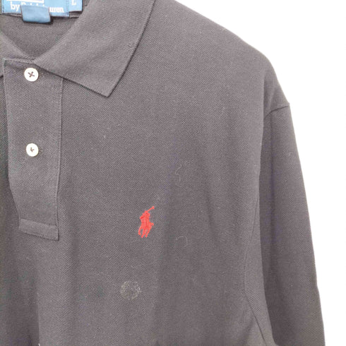 ポロバイラルフローレン Polo by RALPH LAUREN ポニー刺繍 L/Sポロシャツ メンズ import:L