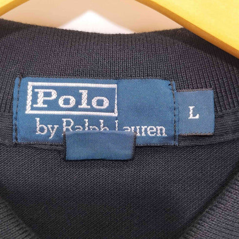 ポロバイラルフローレン Polo by RALPH LAUREN ポニー刺繍 L/Sポロシャツ メンズ import:L