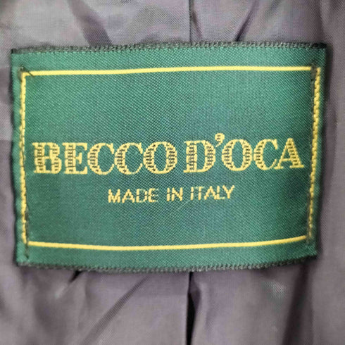BECCO D`OCA カシミヤコート メンズ