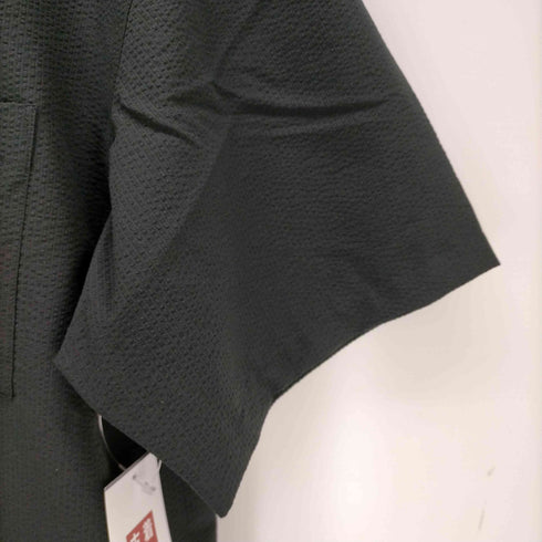 ムジルシリョウヒン 無印良品 かぜを通す ストレッチサッカー 半袖シャツ メンズ JPN:L