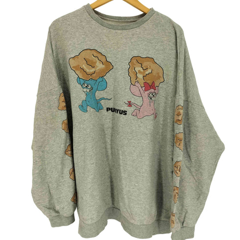 プニュズ PUNYUS 15AW からあげ マウス ビッグ スウェット レディース JPN:4