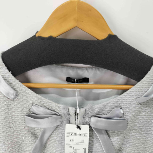 トゥービーシック TO BE CHIC センタージップ リボン ノースリーブワンピース レディース JPN:40