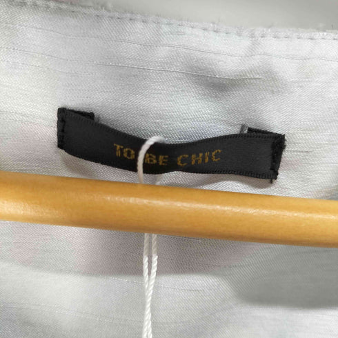 トゥービーシック TO BE CHIC センタージップ リボン ノースリーブワンピース レディース JPN:40