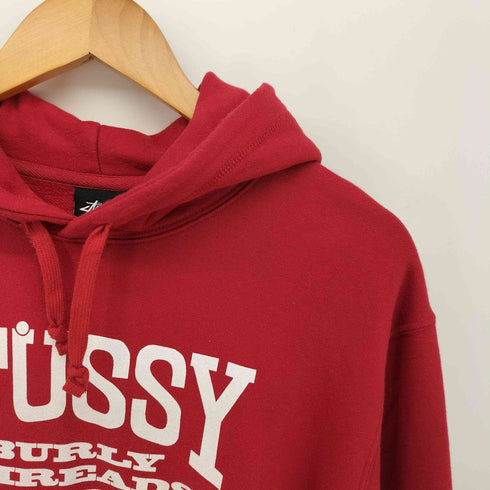 ステューシー Stussy 00S BURLY THREADS プリント プルオーバーパーカー メンズ import:M