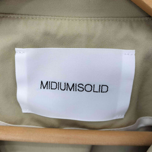 ミディウミソリッド MIDIUMISOLID ショート丈 2B テーラードジャケット レディース 38