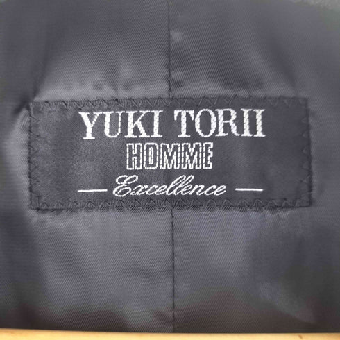 ユキトリイオム YUKI TORII HOMME カシミヤ混 切替ベスト メンズ BE6