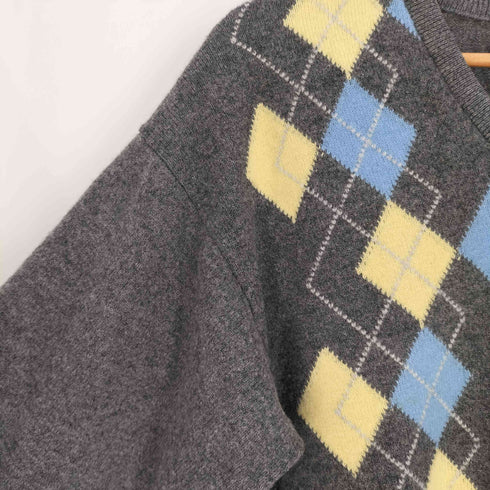 ライルアンドスコット LYLE&SCOTT Geelong スコットランド製 ウール Vネック ニット メンズ 107cm 42in.