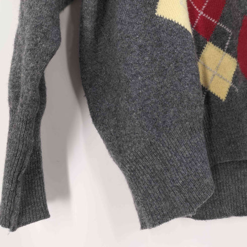 ライルアンドスコット LYLE&SCOTT Geelong スコットランド製 ウール Vネック ニット メンズ 107cm 42in.